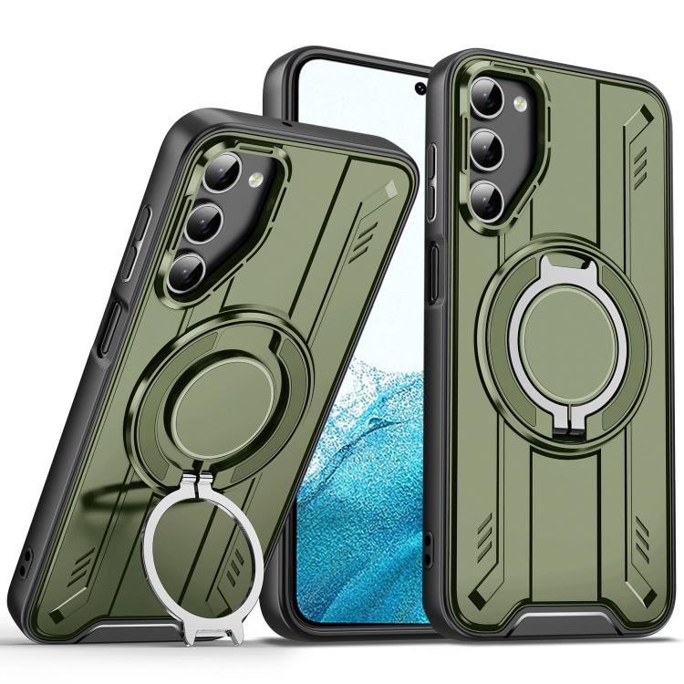 Rotating Ring Holder Magnetic MagSafe Phone Case, For Samsung Galaxy S23 5G, For Samsung Galaxy S22 Ultra 5G, For Samsung Galaxy S22+ 5G, For Samsung Galaxy S22 5G