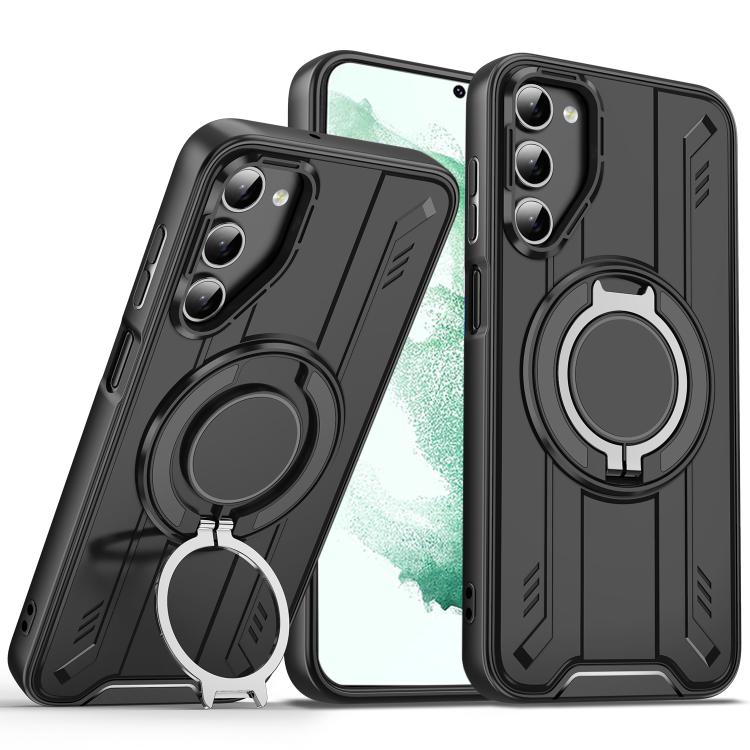 Rotating Ring Holder Magnetic MagSafe Phone Case, For Samsung Galaxy S23 5G, For Samsung Galaxy S22 Ultra 5G, For Samsung Galaxy S22+ 5G, For Samsung Galaxy S22 5G