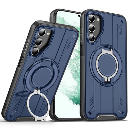 Rotating Ring Holder Magnetic MagSafe Phone Case, For Samsung Galaxy S23 5G, For Samsung Galaxy S22 Ultra 5G, For Samsung Galaxy S22+ 5G, For Samsung Galaxy S22 5G