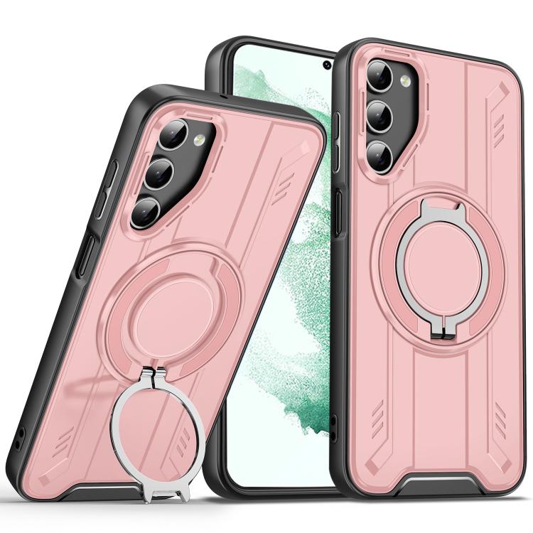 Rotating Ring Holder Magnetic MagSafe Phone Case, For Samsung Galaxy S23 5G, For Samsung Galaxy S22 Ultra 5G, For Samsung Galaxy S22+ 5G, For Samsung Galaxy S22 5G