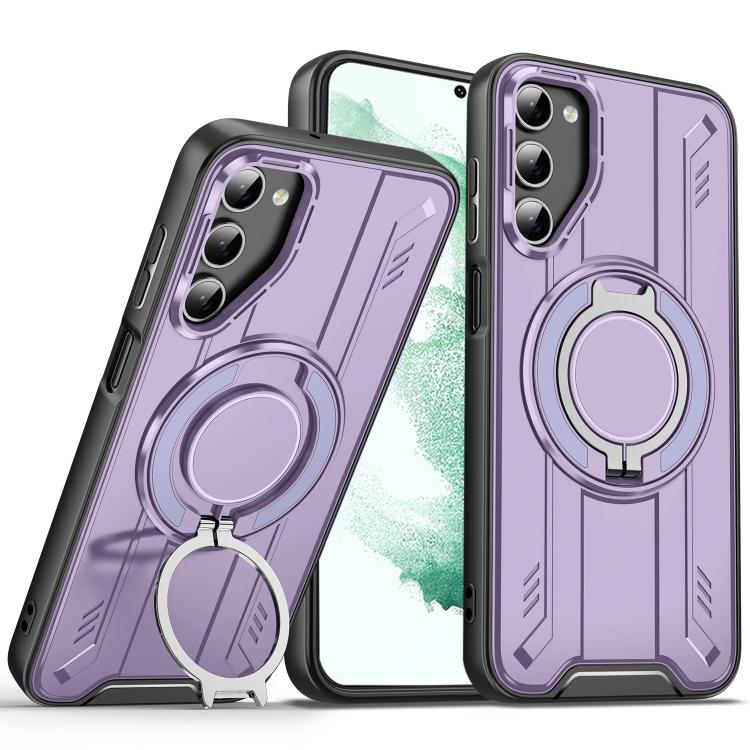 Rotating Ring Holder Magnetic MagSafe Phone Case, For Samsung Galaxy S23 5G, For Samsung Galaxy S22 Ultra 5G, For Samsung Galaxy S22+ 5G, For Samsung Galaxy S22 5G