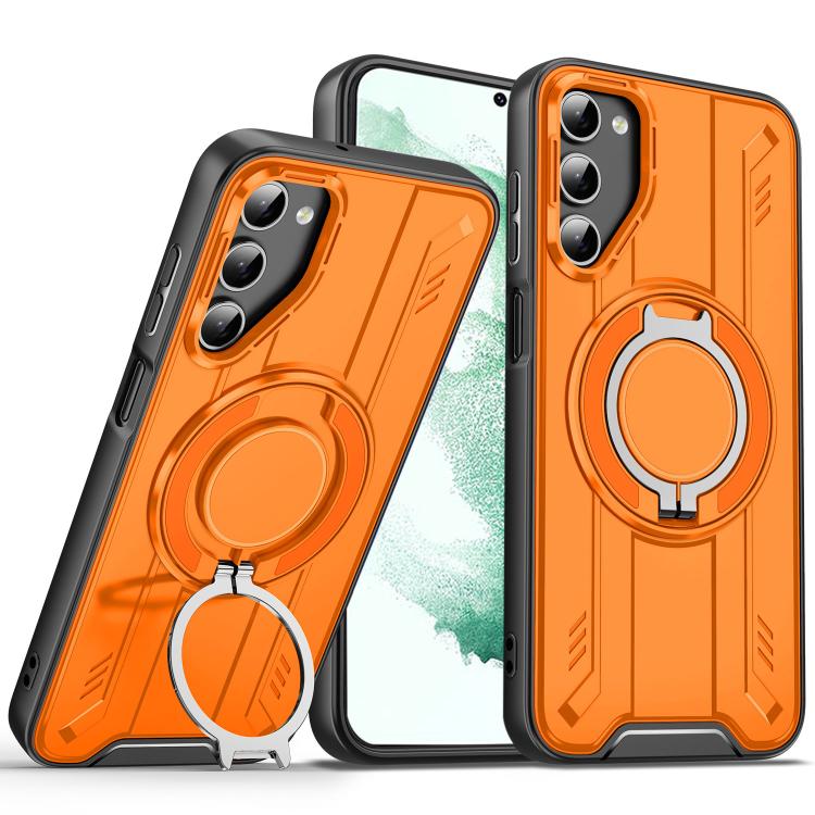 Rotating Ring Holder Magnetic MagSafe Phone Case, For Samsung Galaxy S23 5G, For Samsung Galaxy S22 Ultra 5G, For Samsung Galaxy S22+ 5G, For Samsung Galaxy S22 5G
