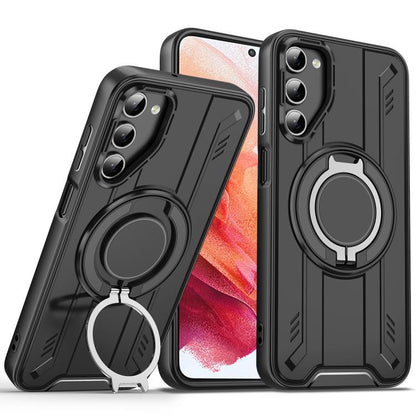 Rotating Ring Holder Magnetic MagSafe Phone Case, For Samsung Galaxy S21 5G, For Samsung Galaxy S21+ 5G, For Samsung Galaxy S21 Ultra 5G