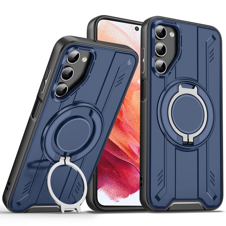 Rotating Ring Holder Magnetic MagSafe Phone Case, For Samsung Galaxy S21 5G, For Samsung Galaxy S21+ 5G, For Samsung Galaxy S21 Ultra 5G