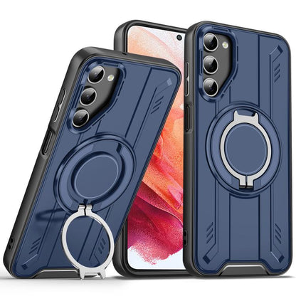 Rotating Ring Holder Magnetic MagSafe Phone Case, For Samsung Galaxy S21 5G, For Samsung Galaxy S21+ 5G, For Samsung Galaxy S21 Ultra 5G