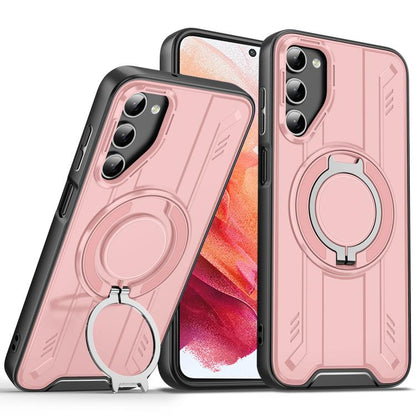 Rotating Ring Holder Magnetic MagSafe Phone Case, For Samsung Galaxy S21 5G, For Samsung Galaxy S21+ 5G, For Samsung Galaxy S21 Ultra 5G