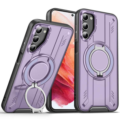 Rotating Ring Holder Magnetic MagSafe Phone Case, For Samsung Galaxy S21 5G, For Samsung Galaxy S21+ 5G, For Samsung Galaxy S21 Ultra 5G