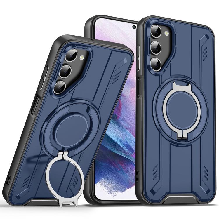 Rotating Ring Holder Magnetic MagSafe Phone Case, For Samsung Galaxy S21 5G, For Samsung Galaxy S21+ 5G, For Samsung Galaxy S21 Ultra 5G