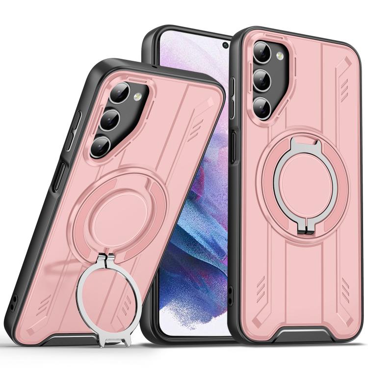 Rotating Ring Holder Magnetic MagSafe Phone Case, For Samsung Galaxy S21 5G, For Samsung Galaxy S21+ 5G, For Samsung Galaxy S21 Ultra 5G