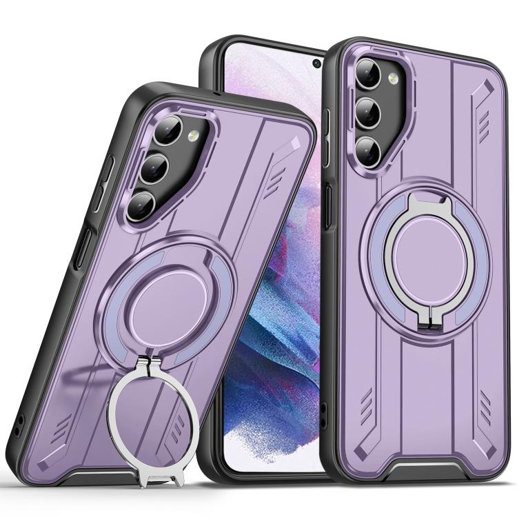 Rotating Ring Holder Magnetic MagSafe Phone Case, For Samsung Galaxy S21 5G, For Samsung Galaxy S21+ 5G, For Samsung Galaxy S21 Ultra 5G