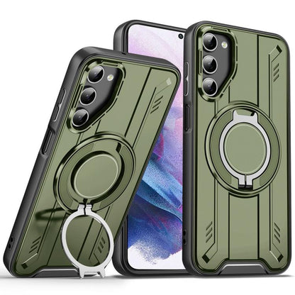 Rotating Ring Holder Magnetic MagSafe Phone Case, For Samsung Galaxy S21 5G, For Samsung Galaxy S21+ 5G, For Samsung Galaxy S21 Ultra 5G