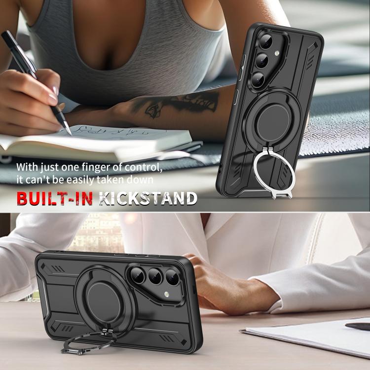 Rotating Ring Holder Magnetic MagSafe Phone Case, For Samsung Galaxy S23 5G, For Samsung Galaxy S22 Ultra 5G, For Samsung Galaxy S22+ 5G, For Samsung Galaxy S22 5G
