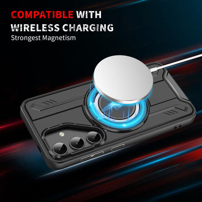Rotating Ring Holder Magnetic MagSafe Phone Case, For Samsung Galaxy S21 5G, For Samsung Galaxy S21+ 5G, For Samsung Galaxy S21 Ultra 5G