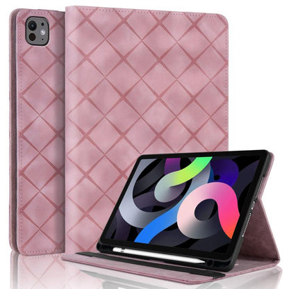 Rhombus Embossed Leather Smart Tablet Case, For iPad Air 13 2026 / 2025 / 2024, For iPad Air 11 2026 / 2025 / 2024, For iPad Pro 13 2025 / 2024, For iPad Pro 11 2025 / 2024