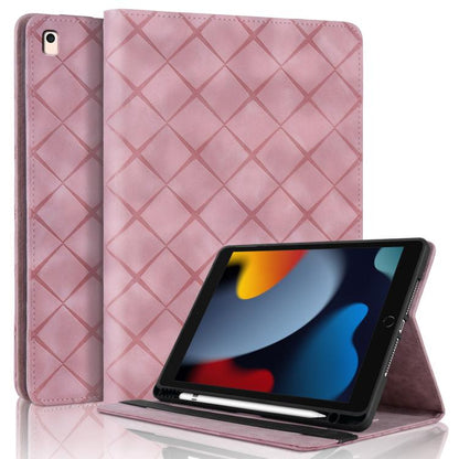 Rhombus Embossed Leather Smart Tablet Case, For iPad Air / Air 2 / 9.7 2017 / 2018