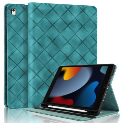 Rhombus Embossed Leather Smart Tablet Case, For iPad Air / Air 2 / 9.7 2017 / 2018