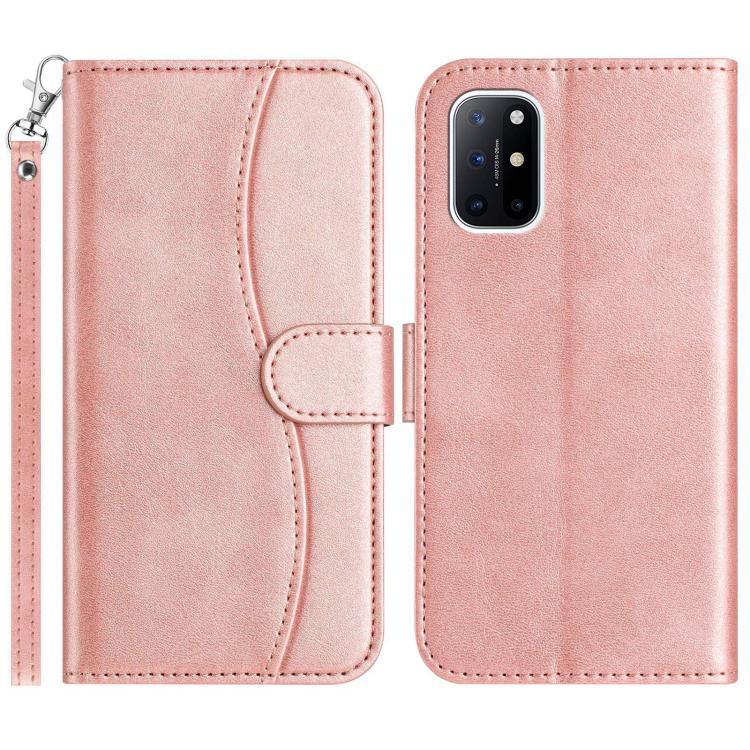 Dual-Folded S-shape Leather Phone Case, For OnePlus 13, For OnePlus 8T