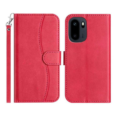 Dual-Folded S-shape Leather Phone Case, For OnePlus Ace 6, For OnePlus 15, For OnePlus Nord 5, For OnePlus Nord CE5