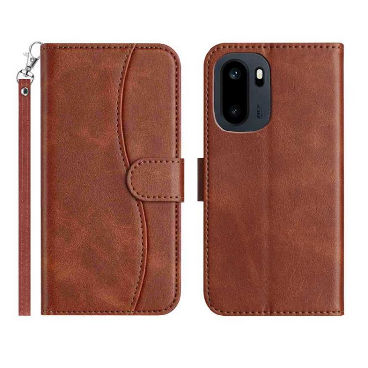 Dual-Folded S-shape Leather Phone Case, For OnePlus Ace 6, For OnePlus 15, For OnePlus Nord 5, For OnePlus Nord CE5