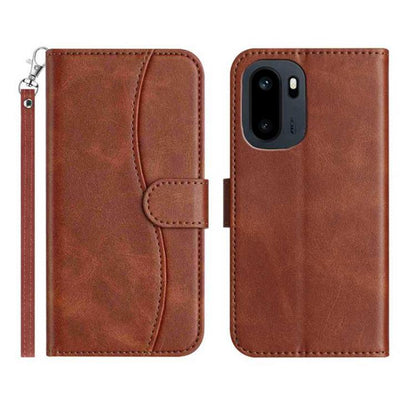 Dual-Folded S-shape Leather Phone Case, For OnePlus Ace 6, For OnePlus 15, For OnePlus Nord 5, For OnePlus Nord CE5