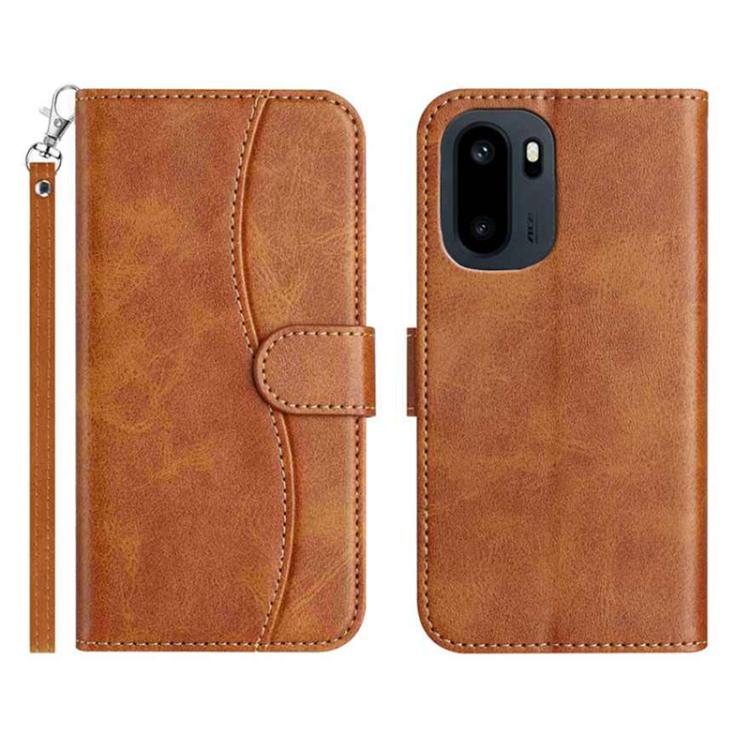 Dual-Folded S-shape Leather Phone Case, For OnePlus Ace 6, For OnePlus 15, For OnePlus Nord 5, For OnePlus Nord CE5