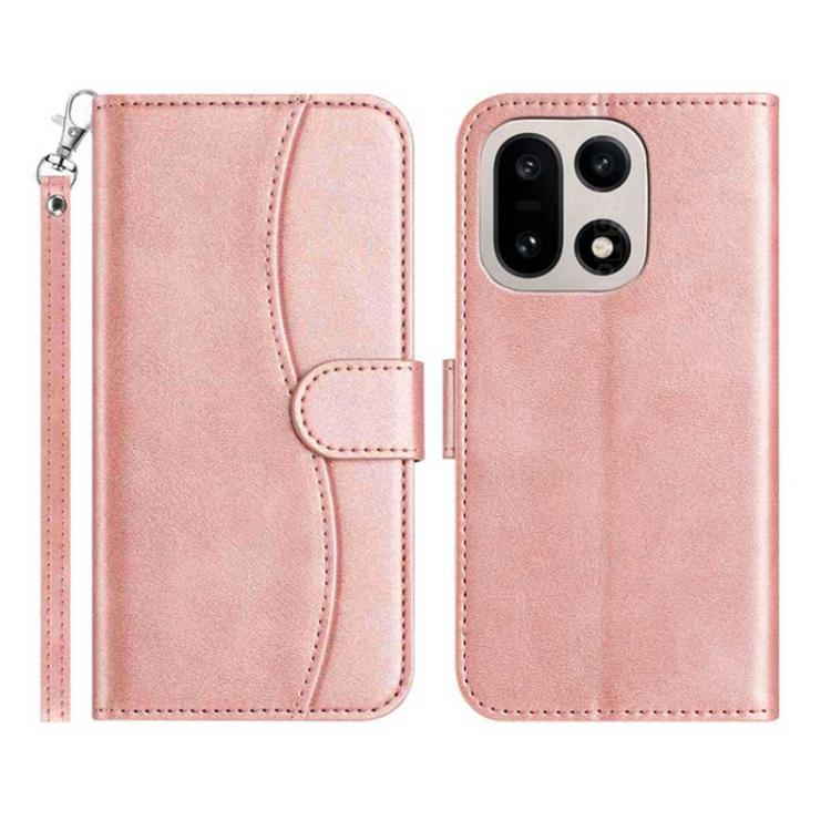 Dual-Folded S-shape Leather Phone Case, For OnePlus Ace 6, For OnePlus 15, For OnePlus Nord 5, For OnePlus Nord CE5