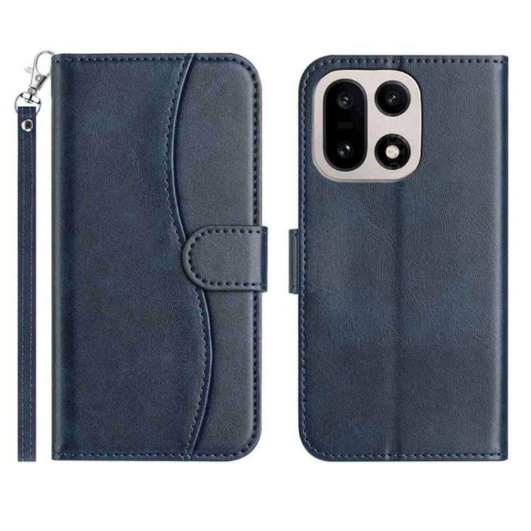 Dual-Folded S-shape Leather Phone Case, For OnePlus Ace 6, For OnePlus 15, For OnePlus Nord 5, For OnePlus Nord CE5