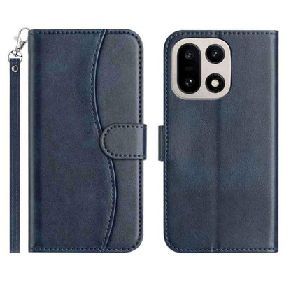 Dual-Folded S-shape Leather Phone Case, For OnePlus Ace 6, For OnePlus 15, For OnePlus Nord 5, For OnePlus Nord CE5