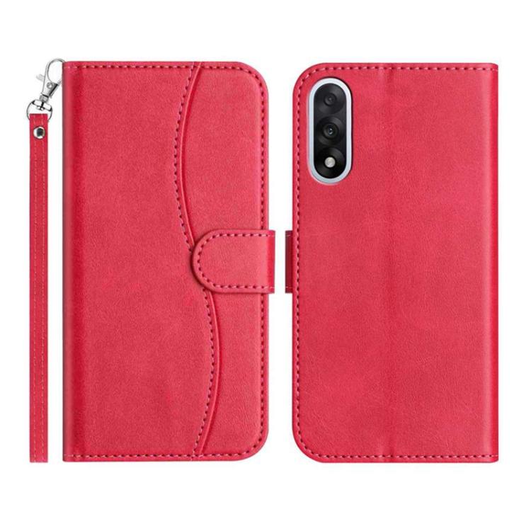 Dual-Folded S-shape Leather Phone Case, For OnePlus Ace 6, For OnePlus 15, For OnePlus Nord 5, For OnePlus Nord CE5