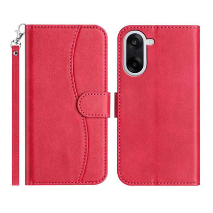 Dual-Folded S-shape Leather Phone Case, For OnePlus Ace 6, For OnePlus 15, For OnePlus Nord 5, For OnePlus Nord CE5