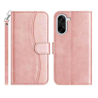 Dual-Folded S-shape Leather Phone Case, For OnePlus Ace 6, For OnePlus 15, For OnePlus Nord 5, For OnePlus Nord CE5