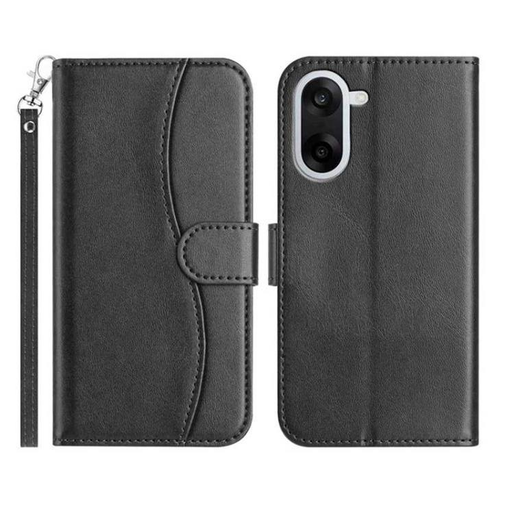Dual-Folded S-shape Leather Phone Case, For OnePlus Ace 6, For OnePlus 15, For OnePlus Nord 5, For OnePlus Nord CE5