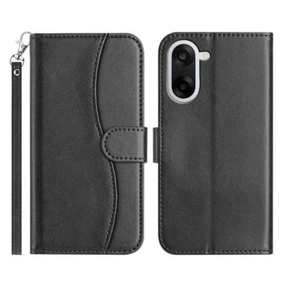 Dual-Folded S-shape Leather Phone Case, For OnePlus Ace 6, For OnePlus 15, For OnePlus Nord 5, For OnePlus Nord CE5