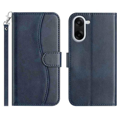 Dual-Folded S-shape Leather Phone Case, For OnePlus Ace 6, For OnePlus 15, For OnePlus Nord 5, For OnePlus Nord CE5