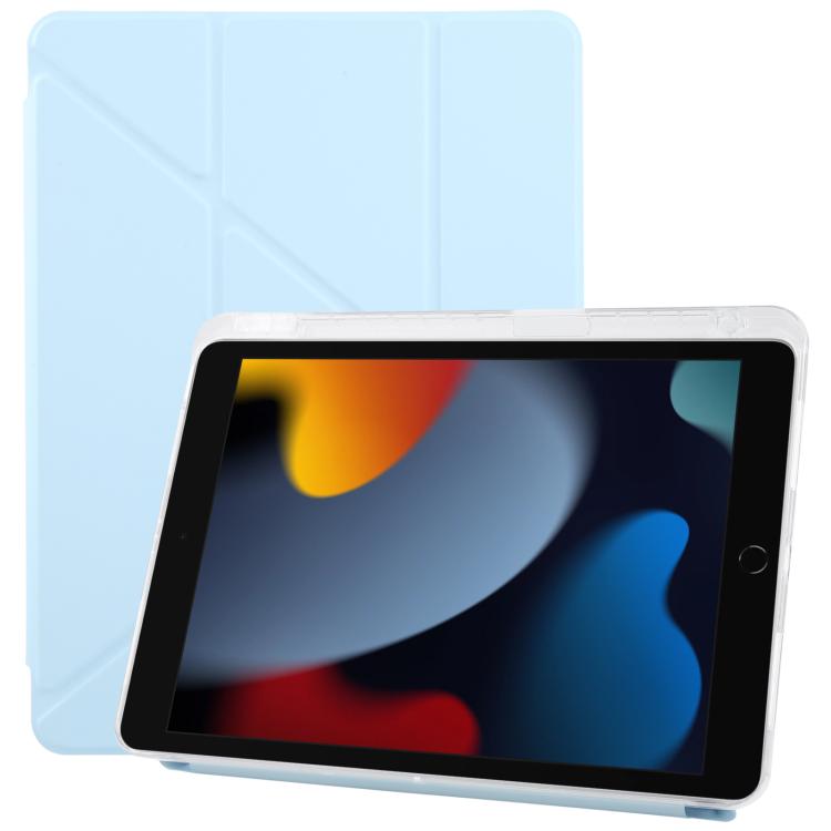 ZGA Genre Series Y-Fold Leather Tablet Case with Pen Slot, For iPad 10.2 2021 / Air 10.5
