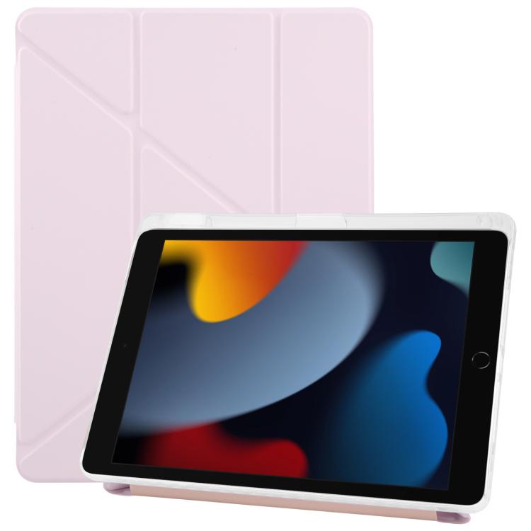 ZGA Genre Series Y-Fold Leather Tablet Case with Pen Slot, For iPad 10.2 2021 / Air 10.5