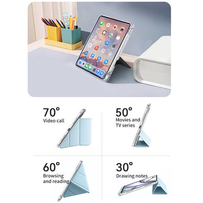 ZGA Genre Series Y-Fold Leather Tablet Case with Pen Slot, For iPad Air 13 2026 / 2025 / 2024, For iPad Air 11 2026 / 2025 / 2024, For iPad Pro 13 2025 / 2024, For iPad Pro 11 2025 / 2024, For iPad 2025 / 2022, For iPad mini 6 / mini 2024              ...