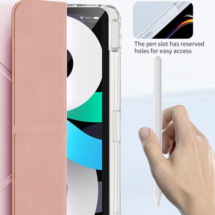 ZGA Genre Series Y-Fold Leather Tablet Case with Pen Slot, For iPad 10.2 2021 / Air 10.5