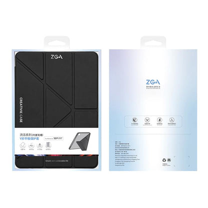 ZGA Genre Series Y-Fold Leather Tablet Case with Pen Slot, For iPad Air 13 2026 / 2025 / 2024, For iPad Air 11 2026 / 2025 / 2024, For iPad Pro 13 2025 / 2024, For iPad Pro 11 2025 / 2024, For iPad 2025 / 2022, For iPad mini 6 / mini 2024              ...