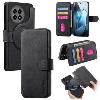 CaseNeo MagSafe RFID Anti-theft Retro Leather Phone Case, For OnePlus 13, For OnePlus 12