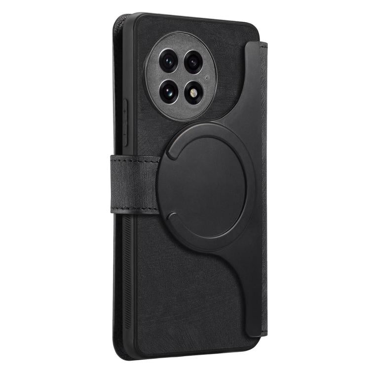 CaseNeo MagSafe RFID Anti-theft Retro Leather Phone Case, For OnePlus 13, For OnePlus 12