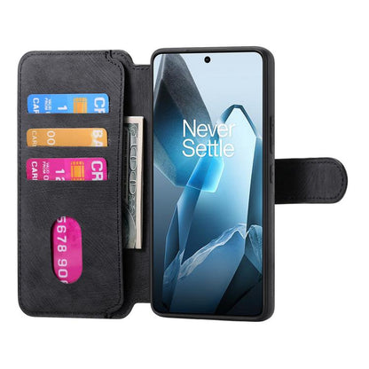 CaseNeo MagSafe RFID Anti-theft Retro Leather Phone Case, For OnePlus 13, For OnePlus 12