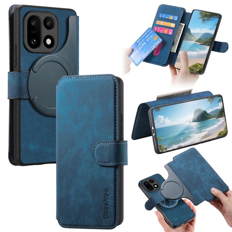 CaseNeo MagSafe RFID Anti-theft Retro Leather Phone Case, For OnePlus 15T, For OnePlus Ace 6 / 6T, For OnePlus 15, For OnePlus Ace 5