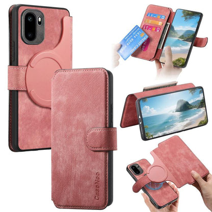CaseNeo MagSafe RFID Anti-theft Retro Leather Phone Case, For OnePlus 15T, For OnePlus Ace 6 / 6T, For OnePlus 15, For OnePlus Ace 5