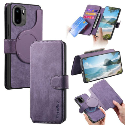 CaseNeo MagSafe RFID Anti-theft Retro Leather Phone Case, For OnePlus 15T, For OnePlus Ace 6 / 6T, For OnePlus 15, For OnePlus Ace 5