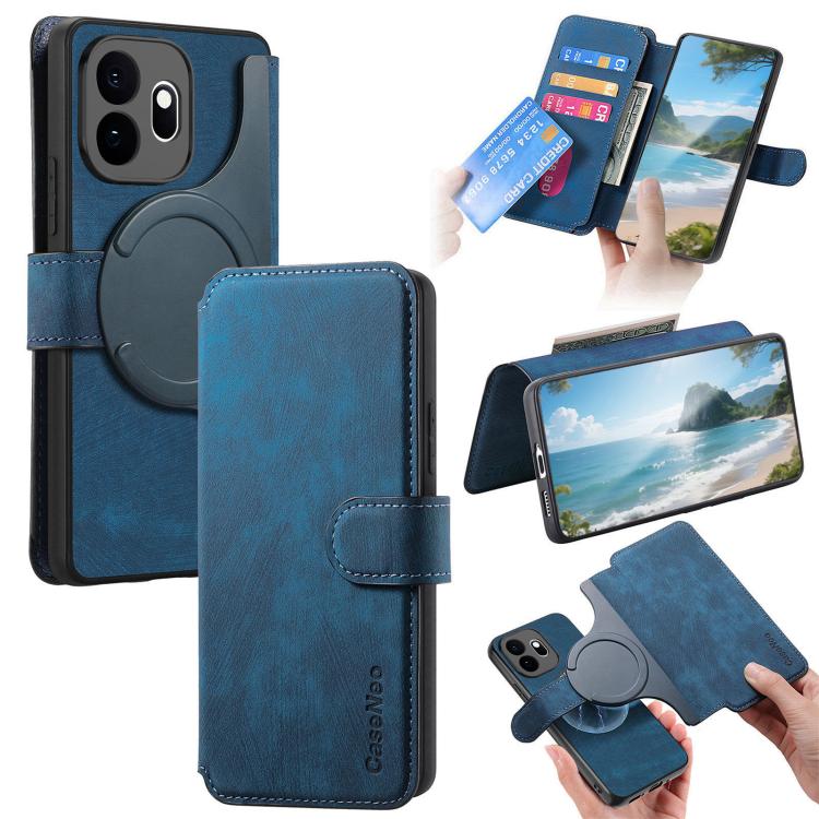 CaseNeo MagSafe RFID Anti-theft Retro Leather Phone Case, For OnePlus 15T, For OnePlus Ace 6 / 6T, For OnePlus 15, For OnePlus Ace 5