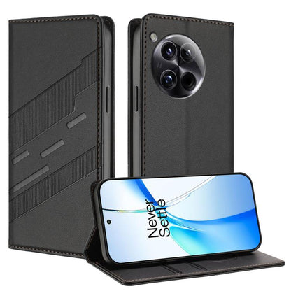 Embossed Multi-functional Wallet Retro Leather Phone Case, For OnePlus 12R, For OnePlus 12, For OnePlus Nord CE3