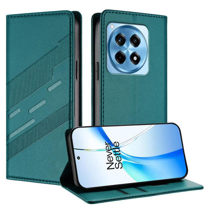 Embossed Multi-functional Wallet Retro Leather Phone Case, For OnePlus 12R, For OnePlus 12, For OnePlus Nord CE3