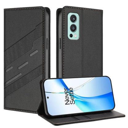 Embossed Multi-functional Wallet Retro Leather Phone Case, For OnePlus 9R, For OnePlus Nord CE, For OnePlus Nord 2