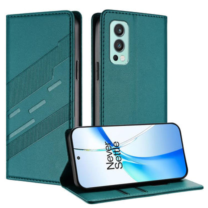 Embossed Multi-functional Wallet Retro Leather Phone Case, For OnePlus 9R, For OnePlus Nord CE, For OnePlus Nord 2